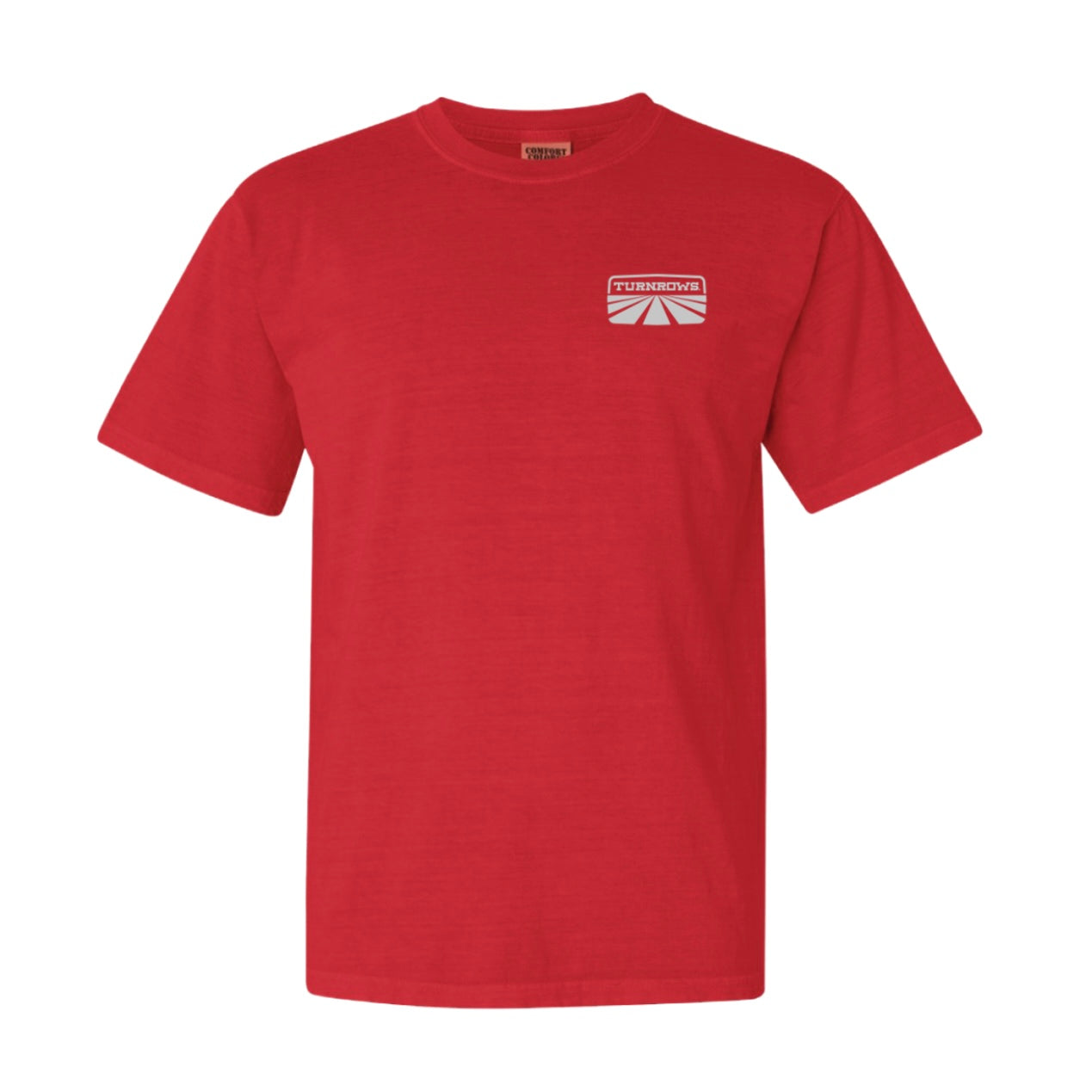 Red Turnrows Farming America Short Sleeve Tee