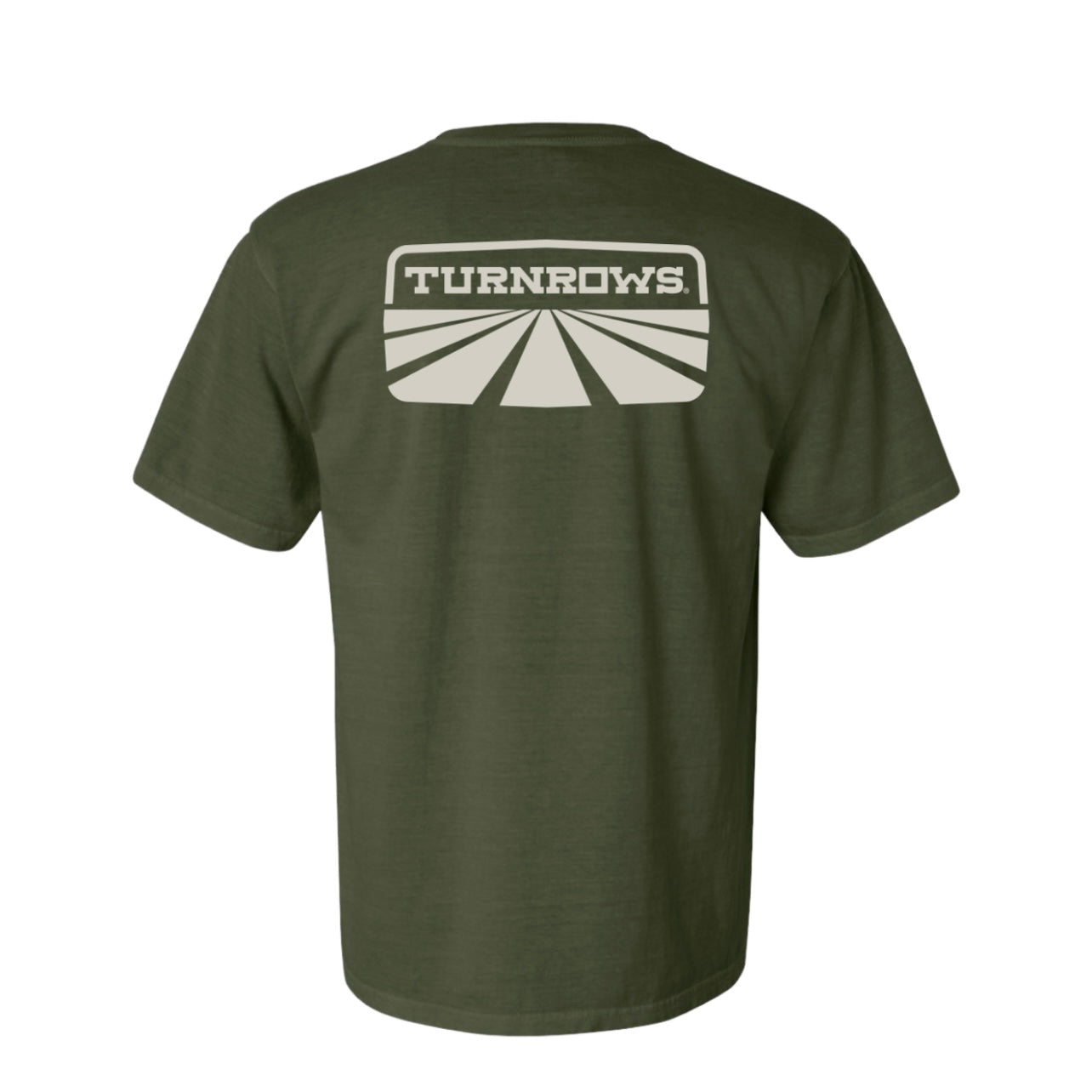 Dark Green Turnrows Logo Short Sleeve Tee