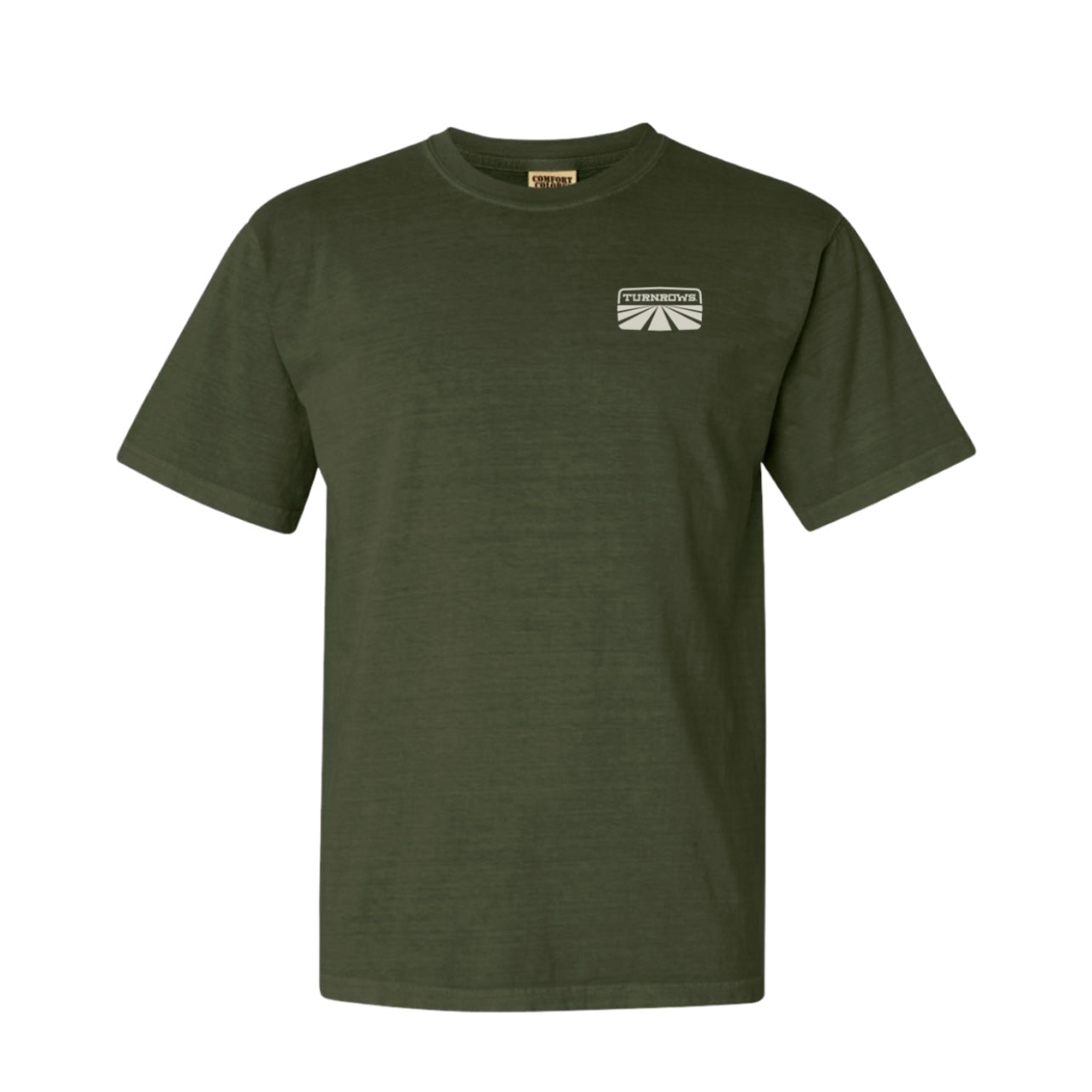 Dark Green Turnrows Logo Short Sleeve Tee