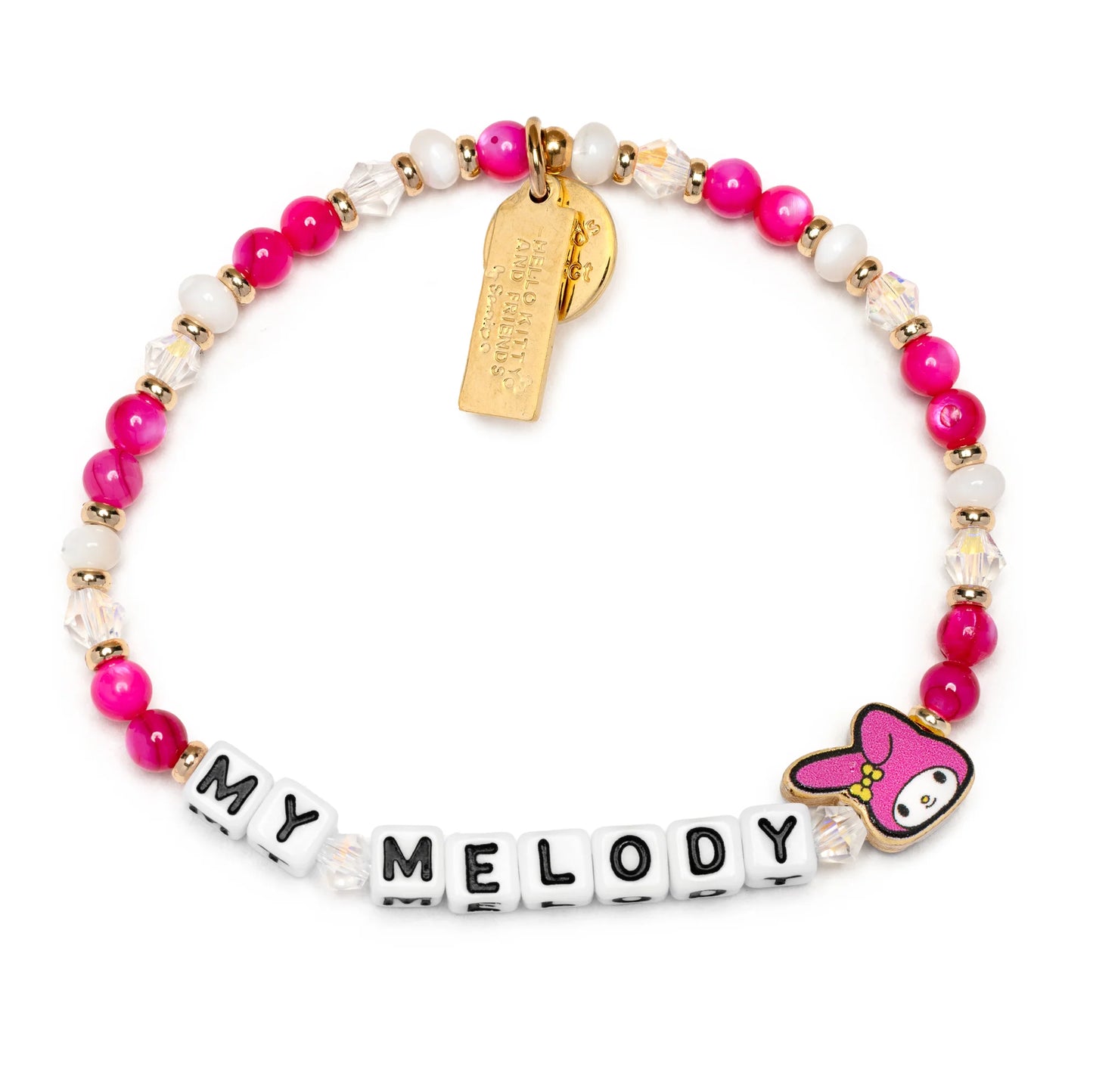 My Melody X Little Words Project Beaded Bracelet