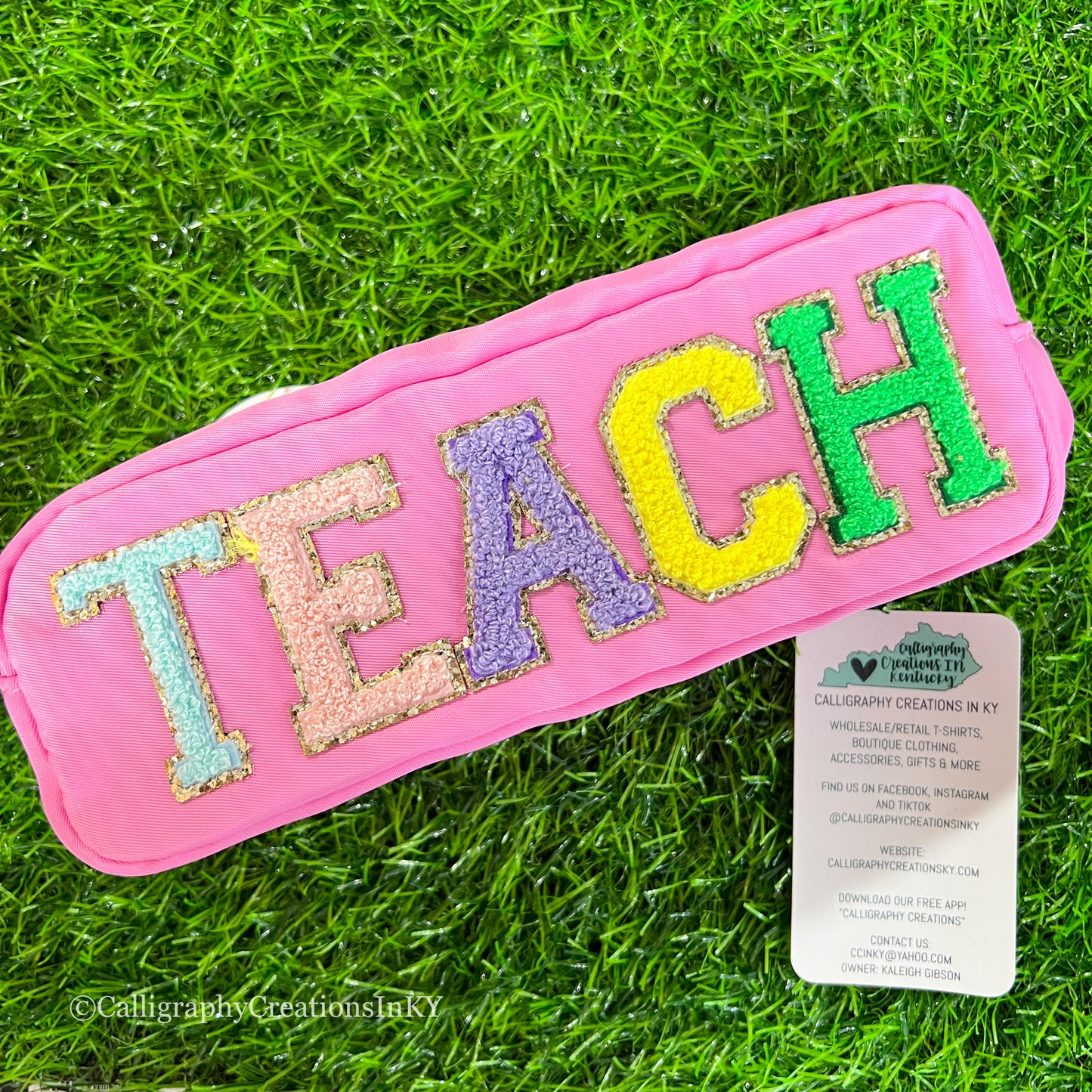 Teach Zipper Pouch