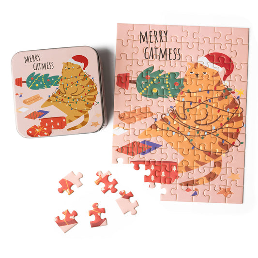 Mini Puzzle - Merry Catmess