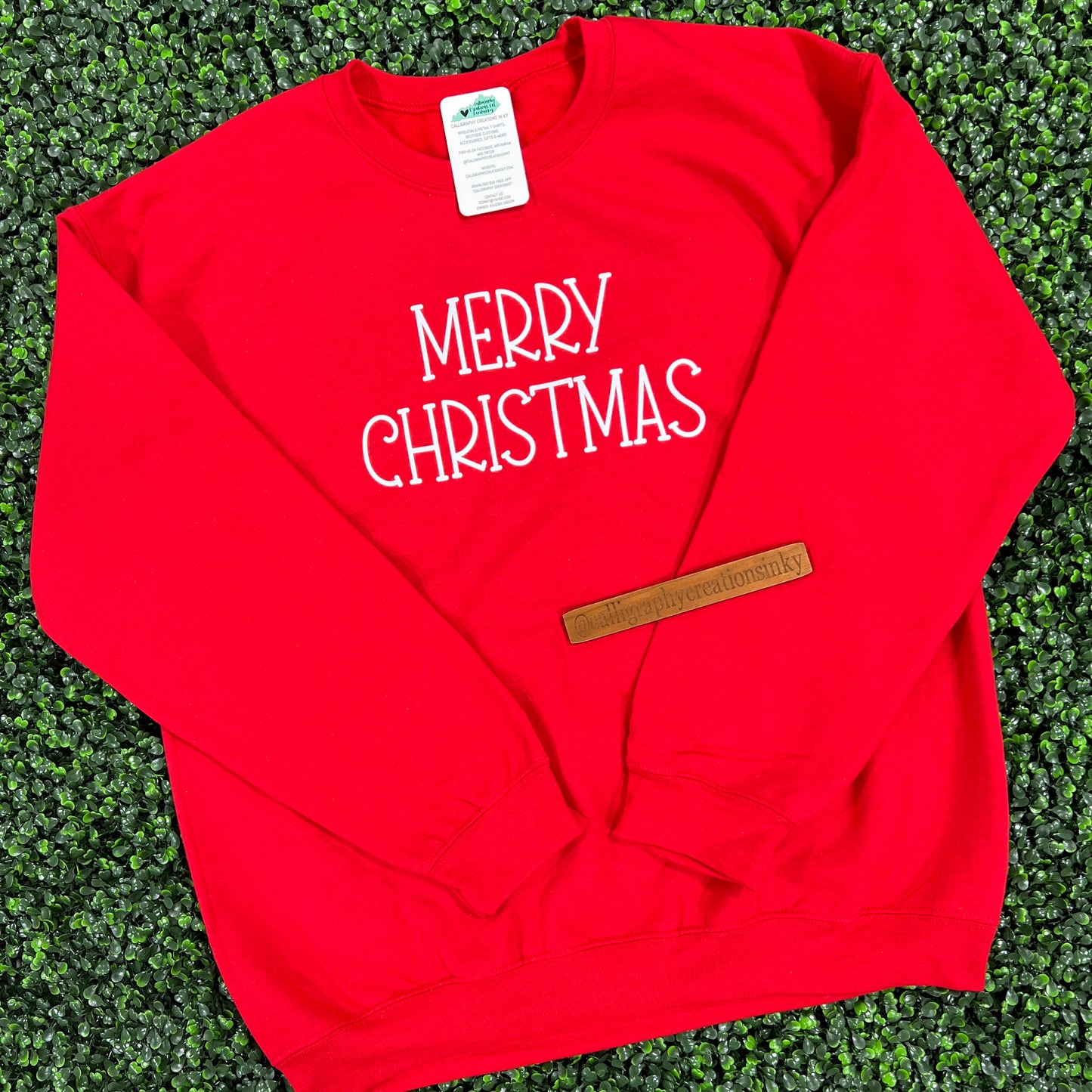 (DOORBUSTER DEAL) Red Merry Christmas Sweatshirt - FINAL SALE