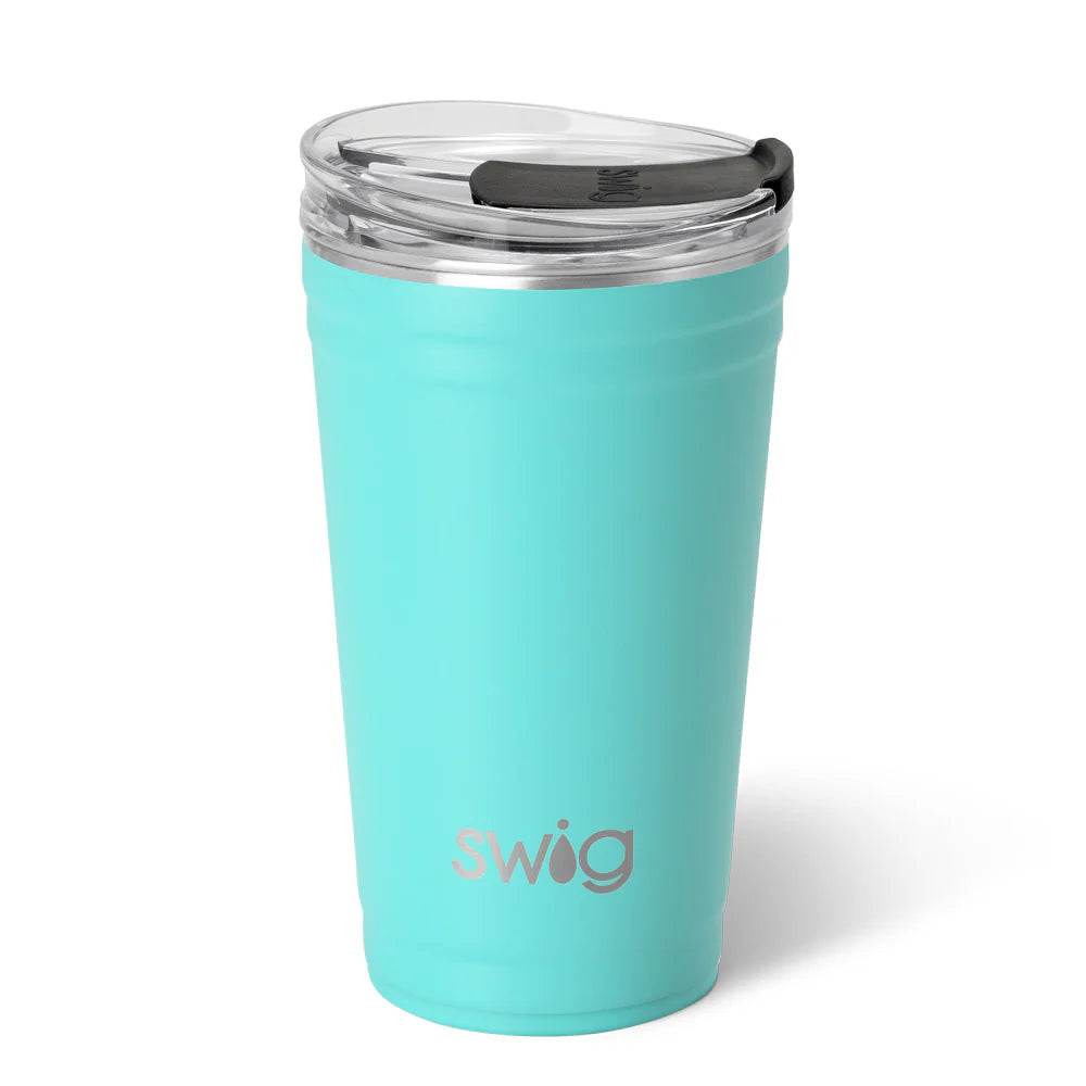 Aqua 24 oz Swig Party Cup