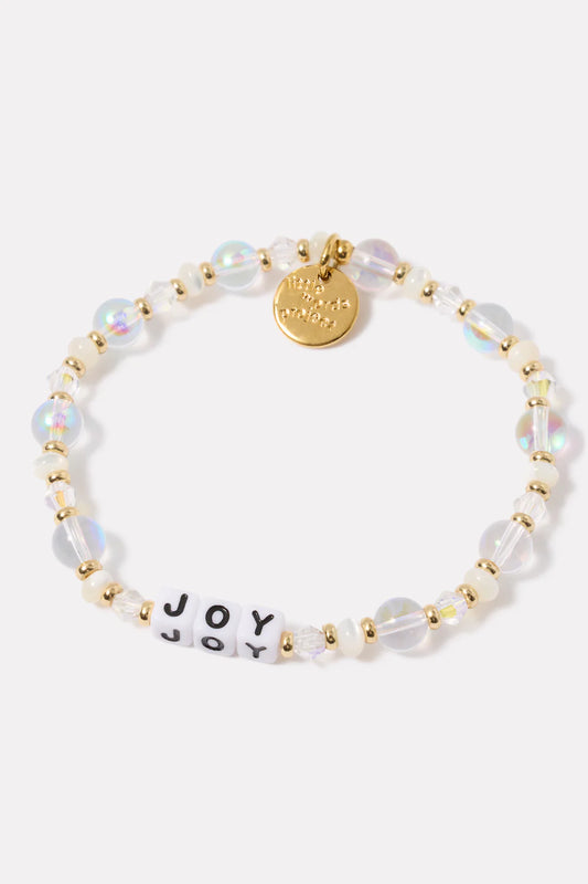 Joy - Glass Little Words Project Beaded Bracelet