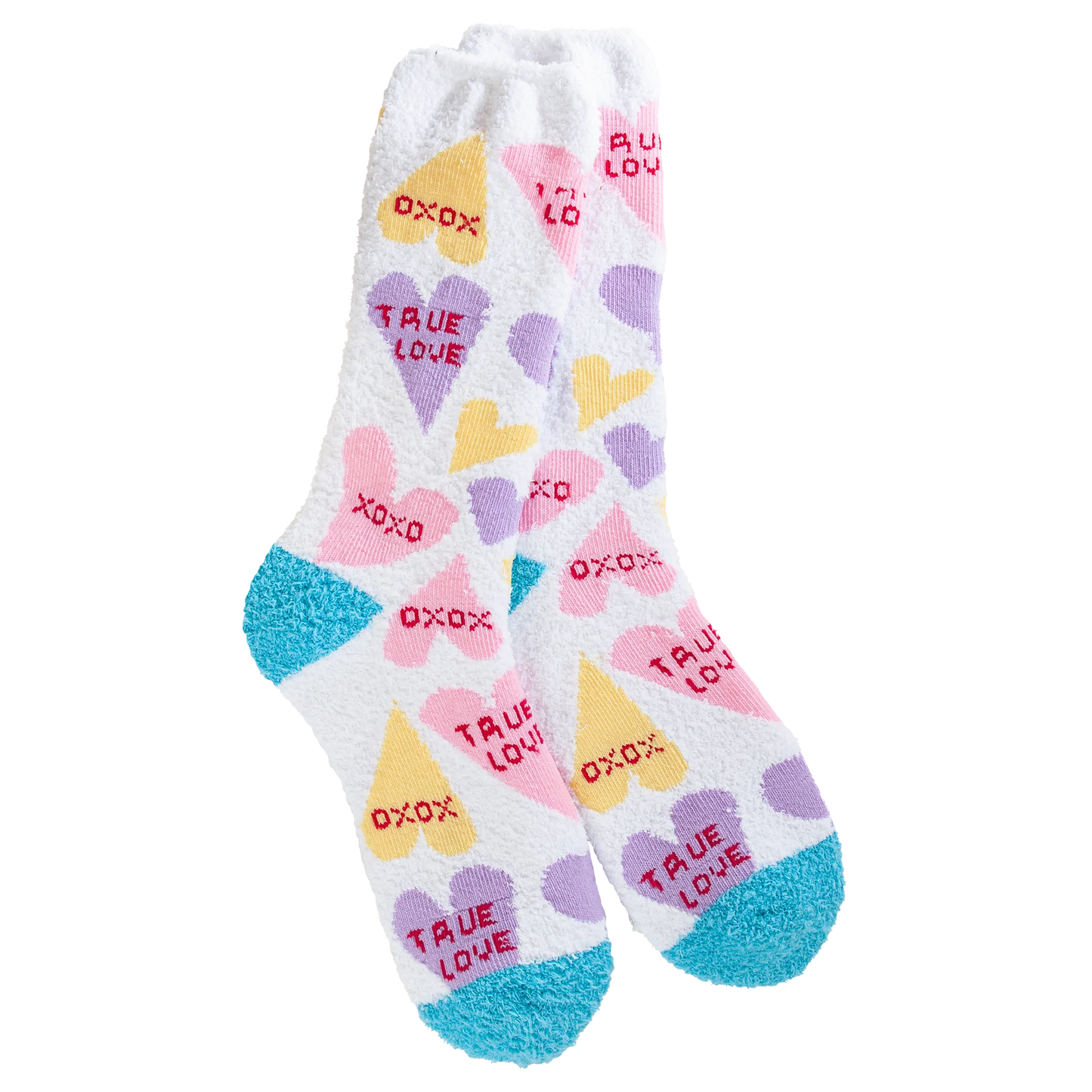 Candy Hearts Cozy Crew | World’s Softest Socks