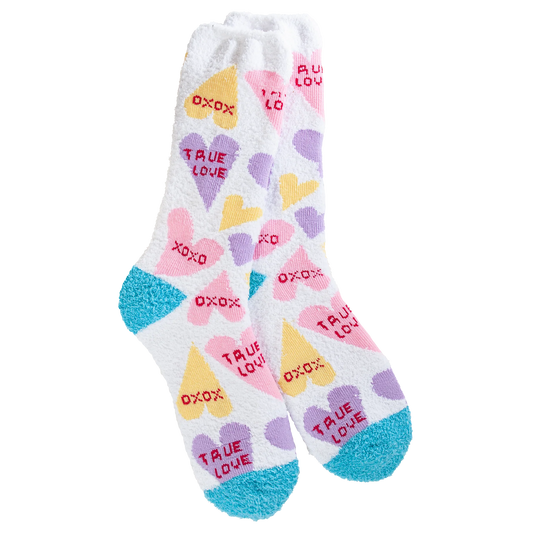 Candy Hearts Cozy Crew | World’s Softest Socks