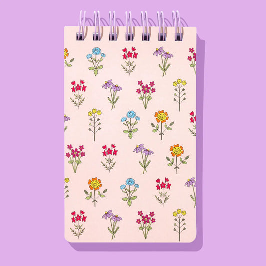 Wildflowers Spiral Mini Notebook