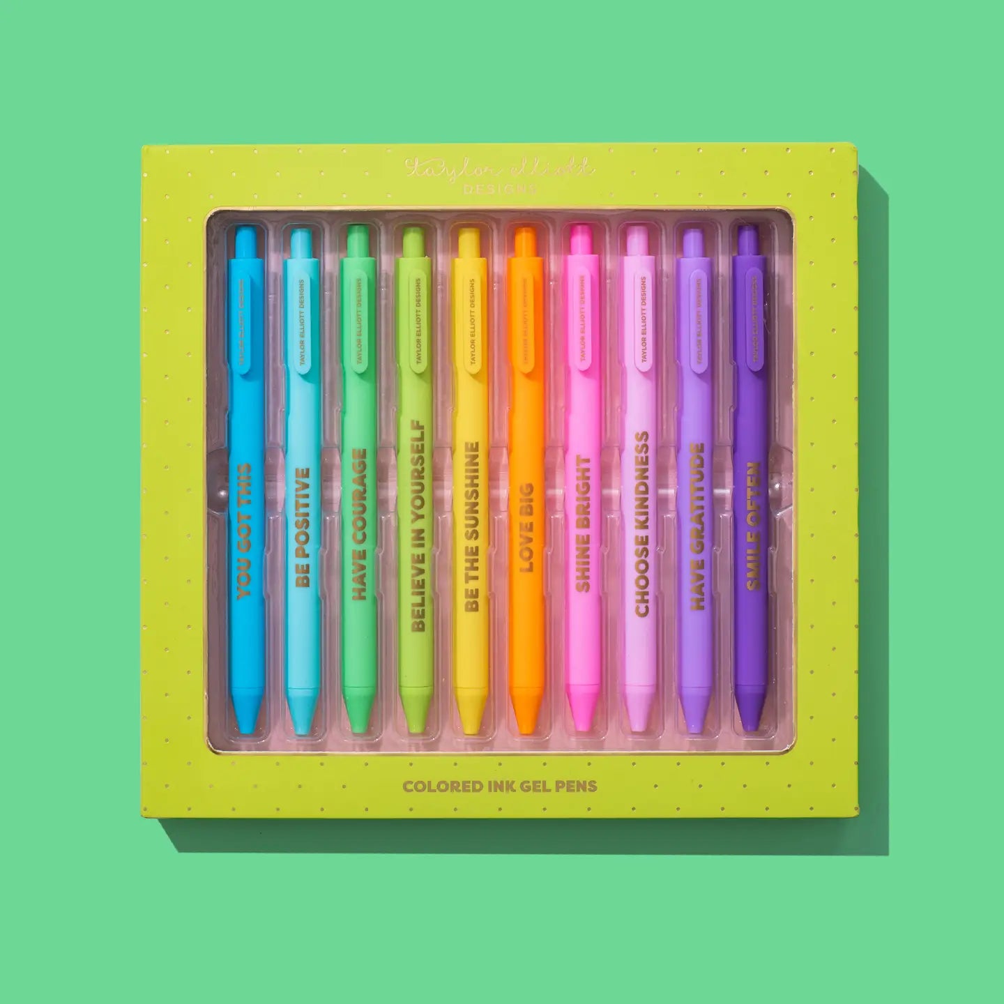 Motivational Gel Pen Set