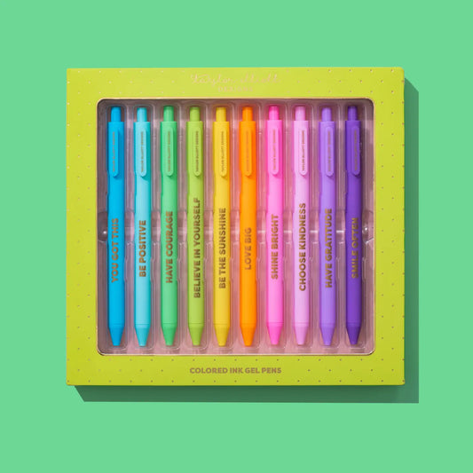 Motivational Gel Pen Set