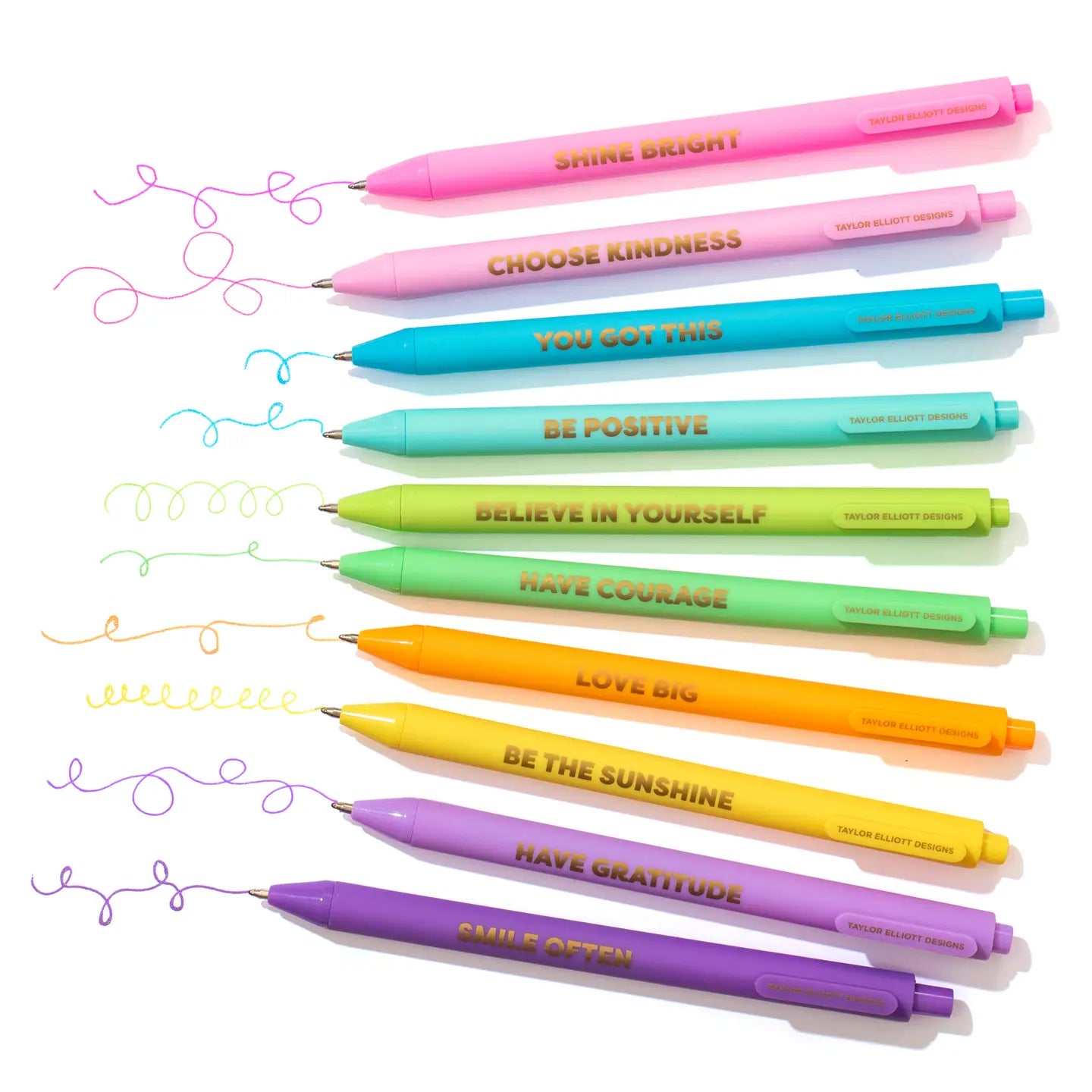 Motivational Gel Pen Set