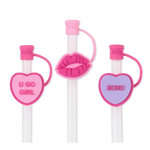 Valentine’s Day Swig Straw Topper Set