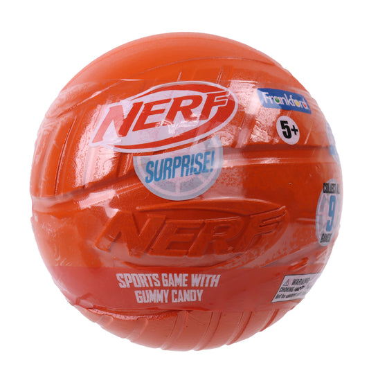 Frankford Nerf Surprise! Sports Game & Gummy Candy, 4ct