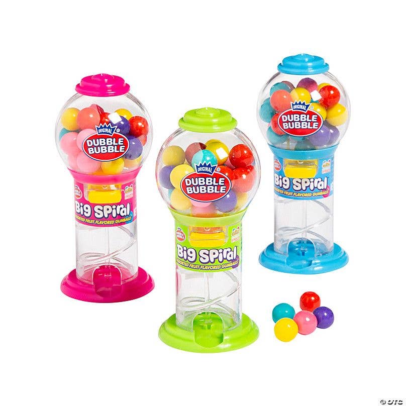 Kidsmania Dubble Bubble Big Spiral Gumball Machines