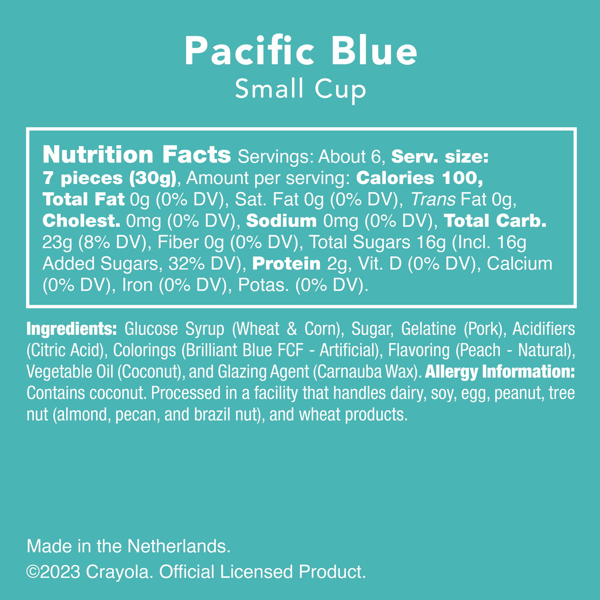 Pacific Blue, Crayola