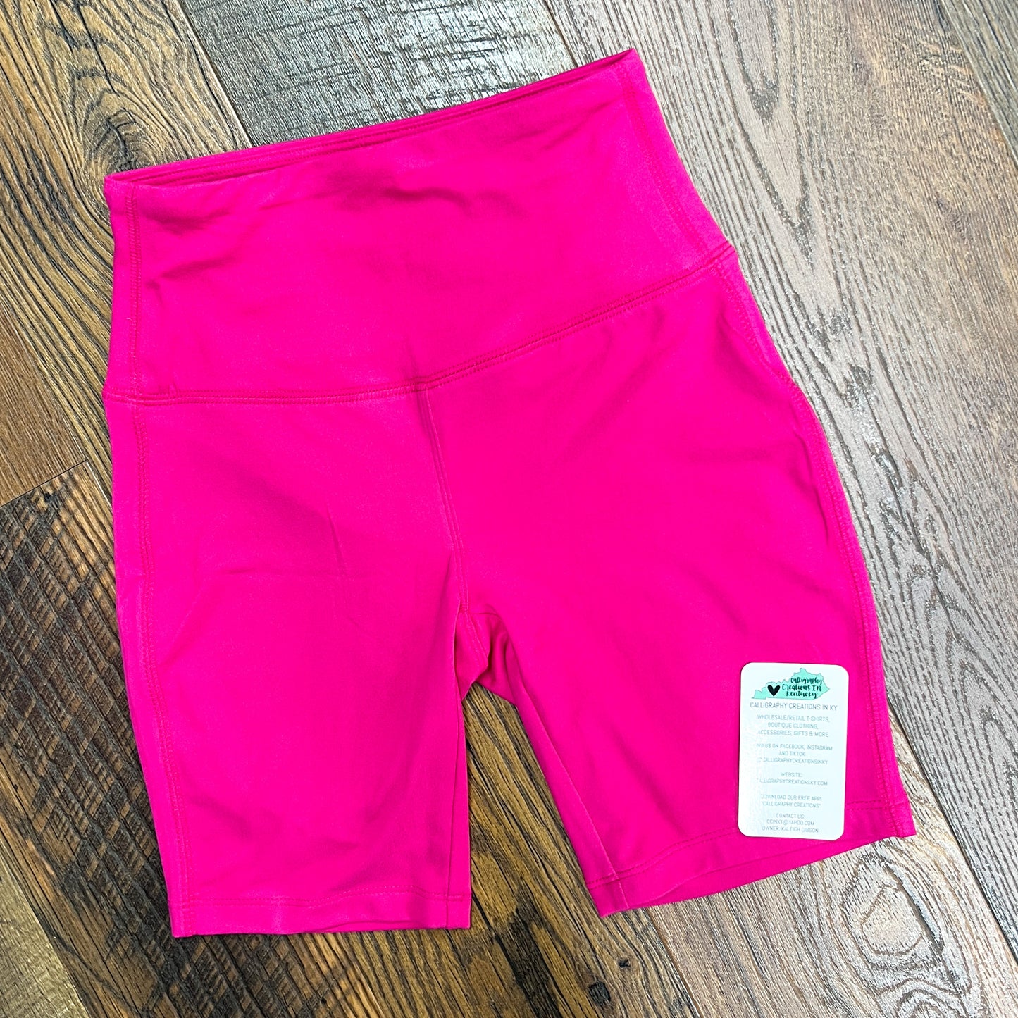 Hot Pink Biker Shorts