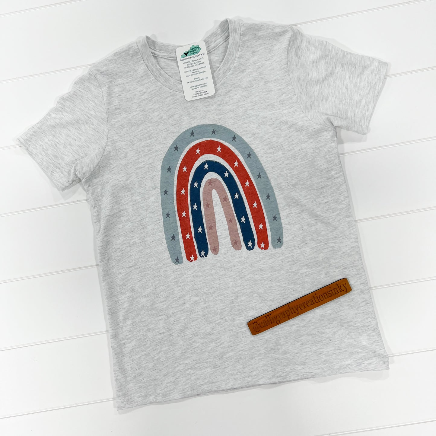 Youth Patriotic Rainbow Tee