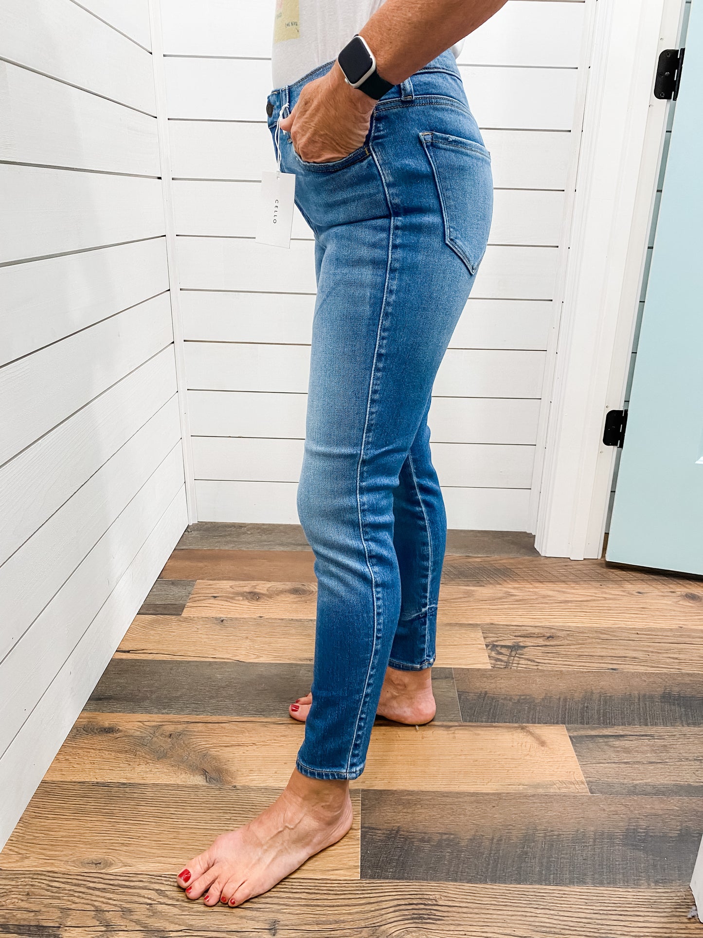 High Rise Crop Skinny • Cello - FINAL SALE - DOORBUSTER DEAL