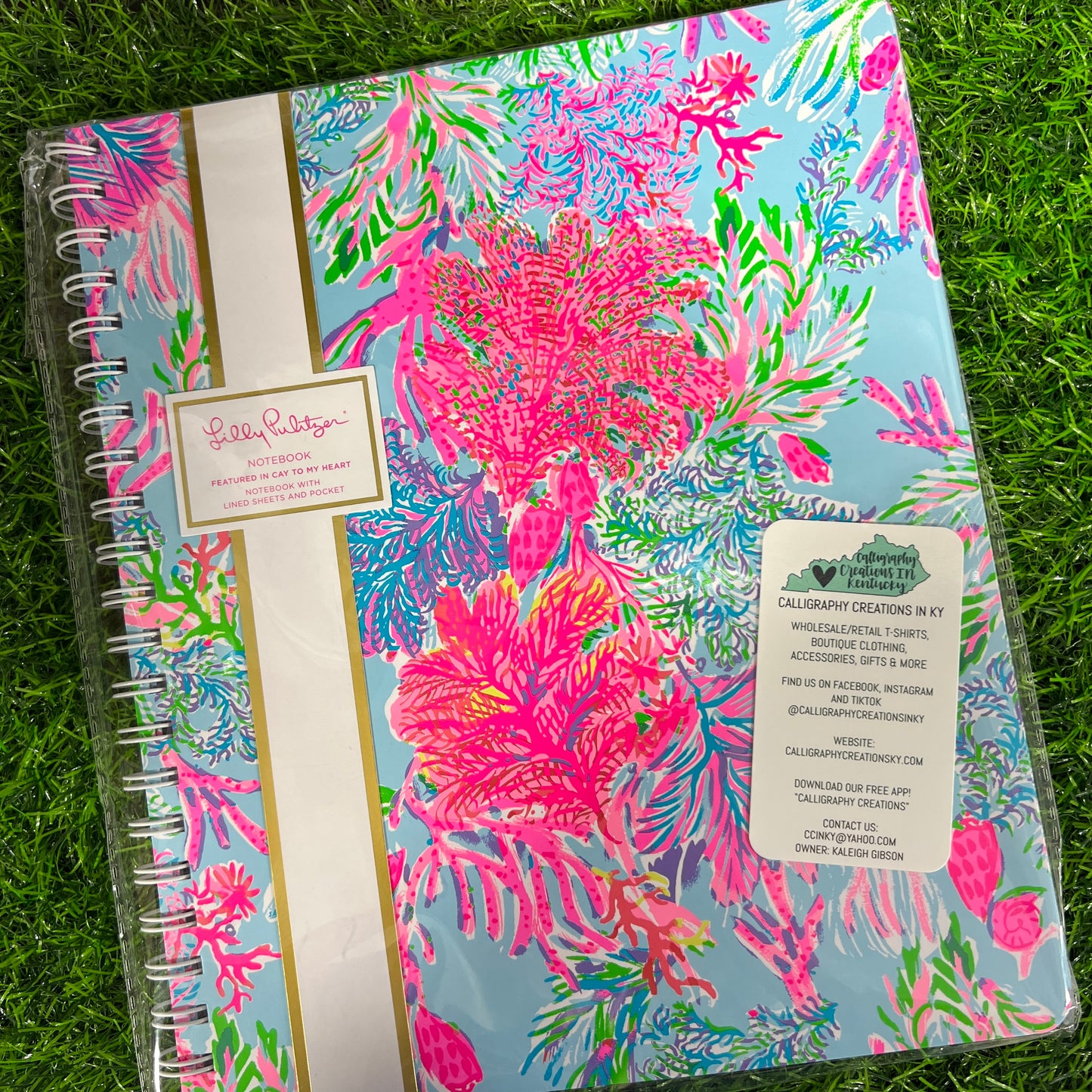 Cay To My Heart Large Lilly Pulitzer Notebook