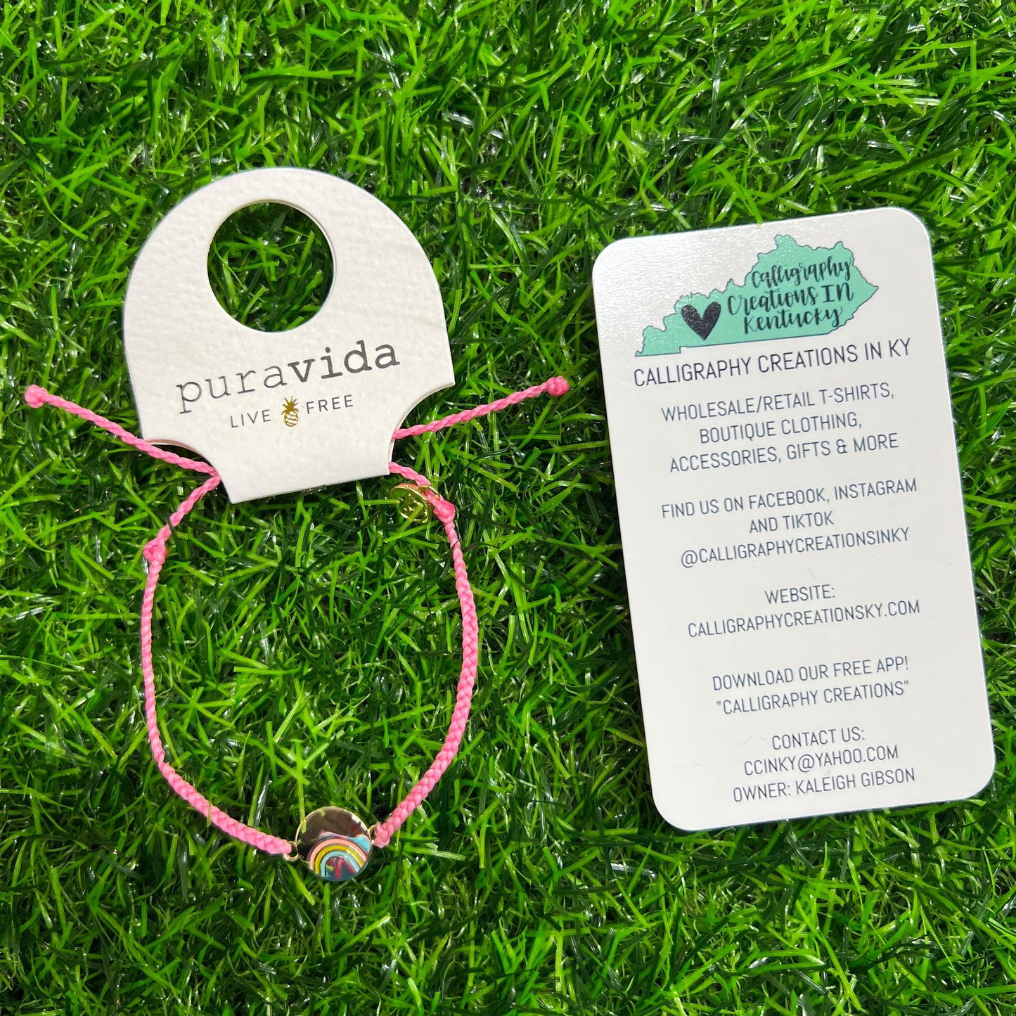 Be A Rainbow Gold Charm | Pura Vida Bracelet