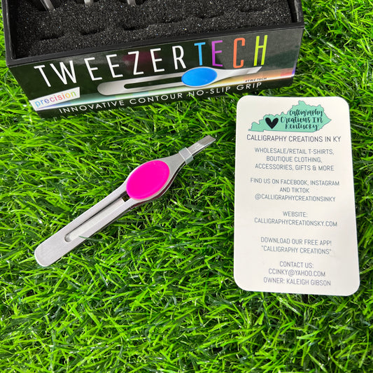 No-Slip Tweezers- Pink