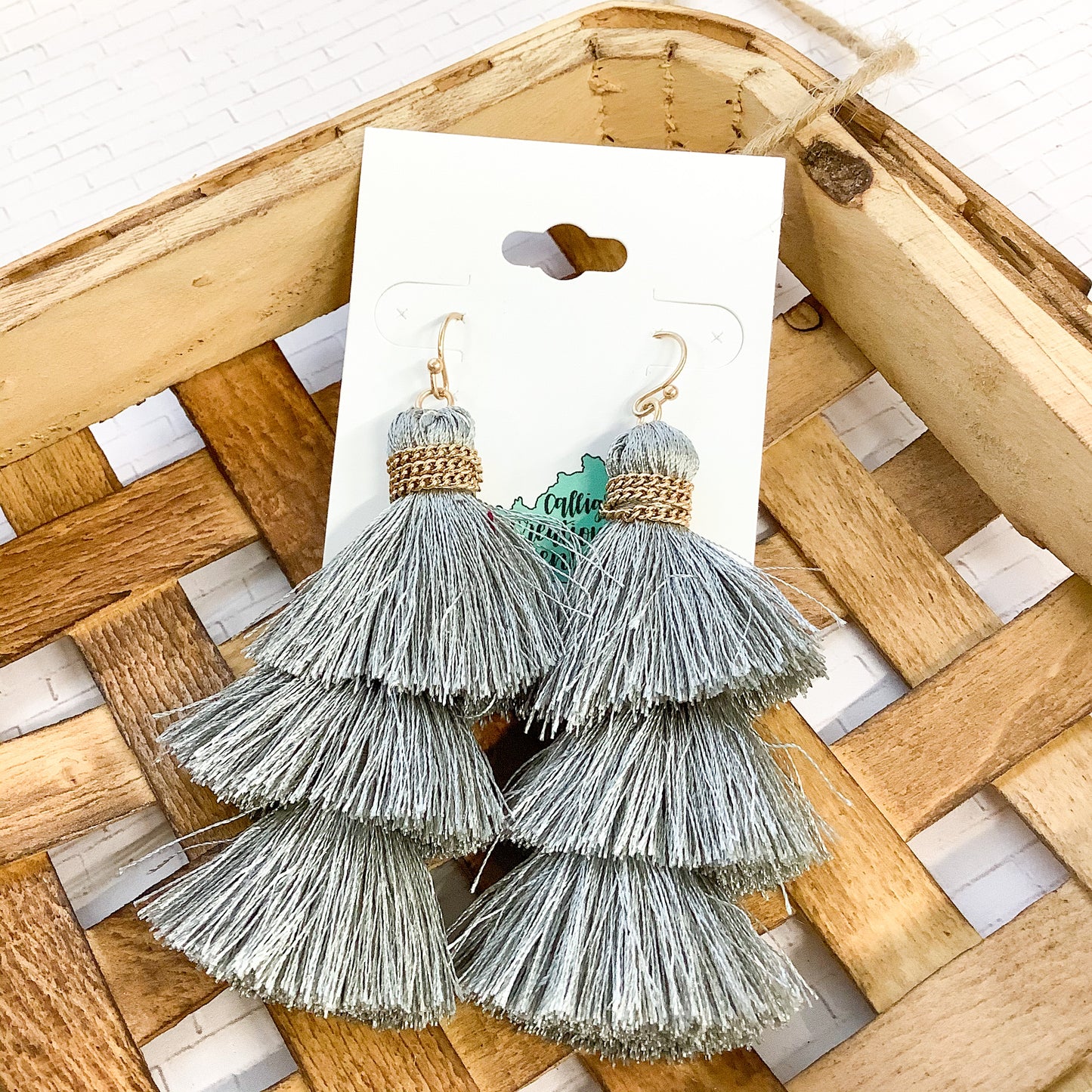 Grey Tassels