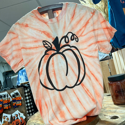 Tie Dye Pumpkin Tee [RTS]