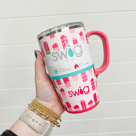 Sapphire 18 oz Swig Mug – Calligraphy Creations In KY