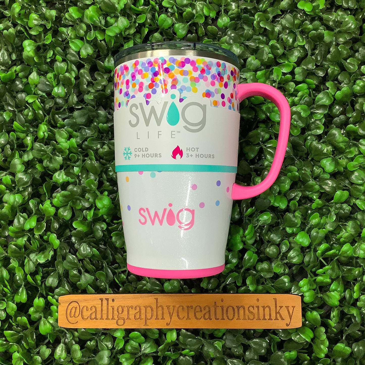 Sapphire 18 oz Swig Mug – Calligraphy Creations In KY