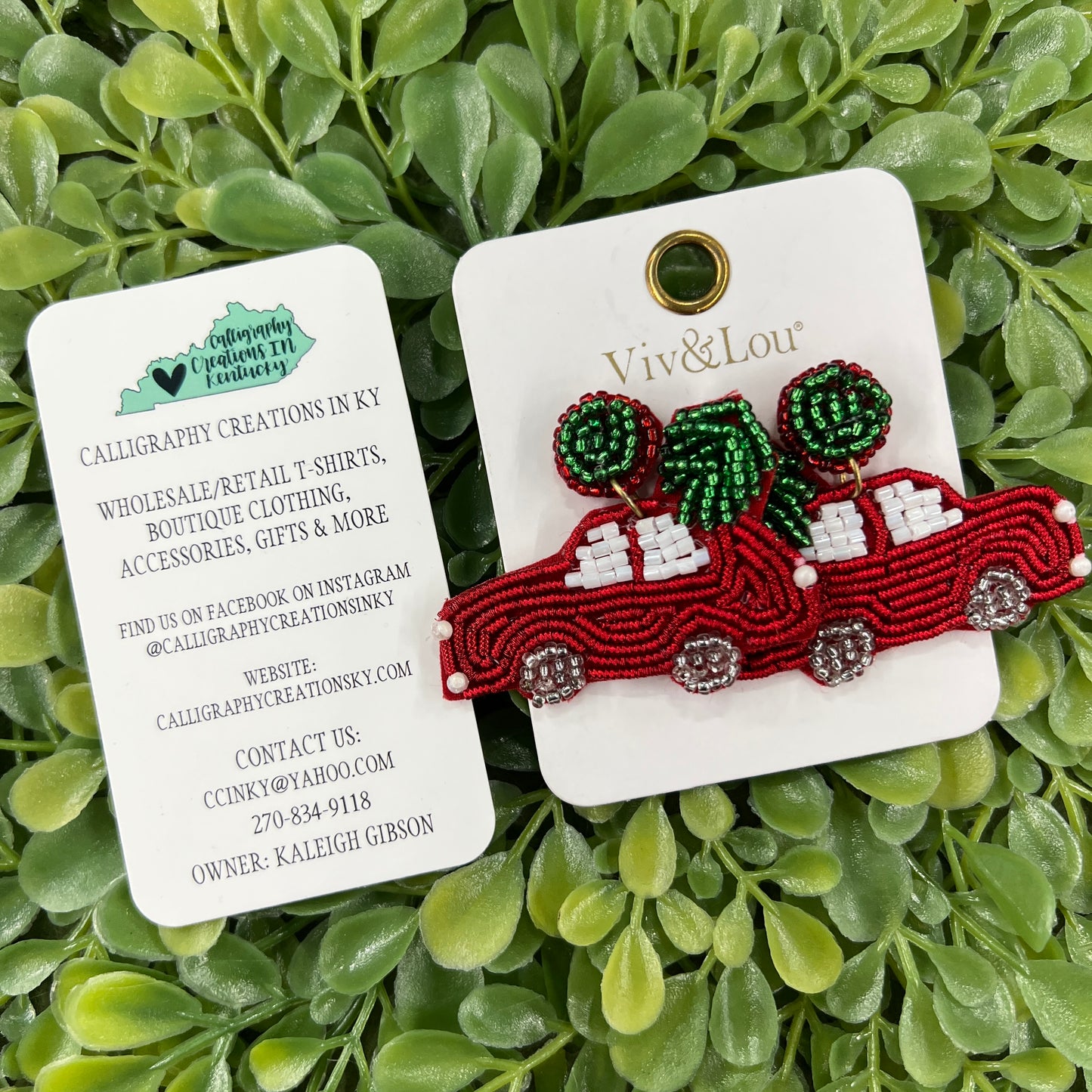 Christmas Car Viv & Lou Earrings