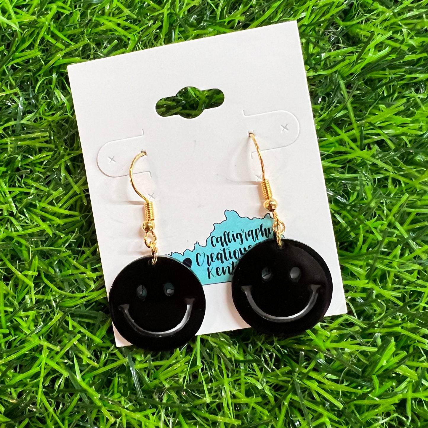 Black • Happy Days Earrings - FINAL SALE