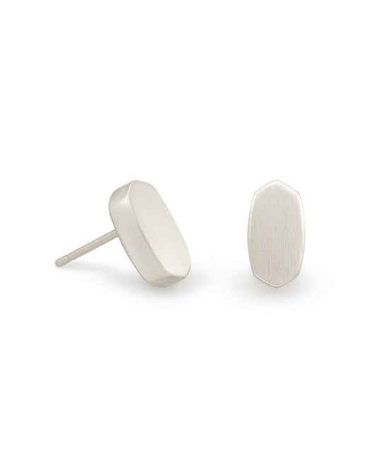 Kendra Scott Barrett Earrings - Bright Silver Metal