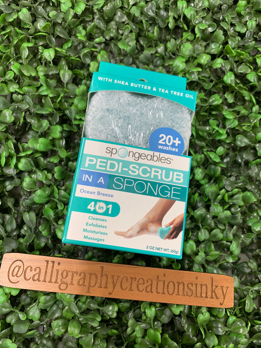 Spongeable Pedi Scrub-Ocean Breeze