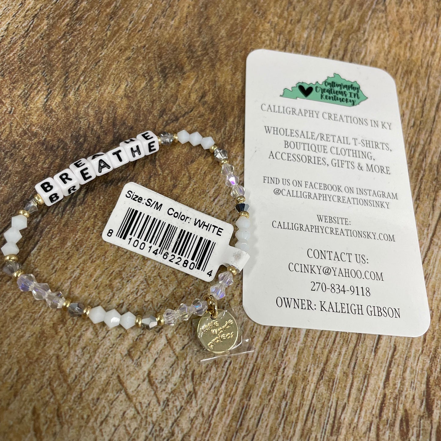 Empire / Breathe Little Words Project Beaded Bracelet