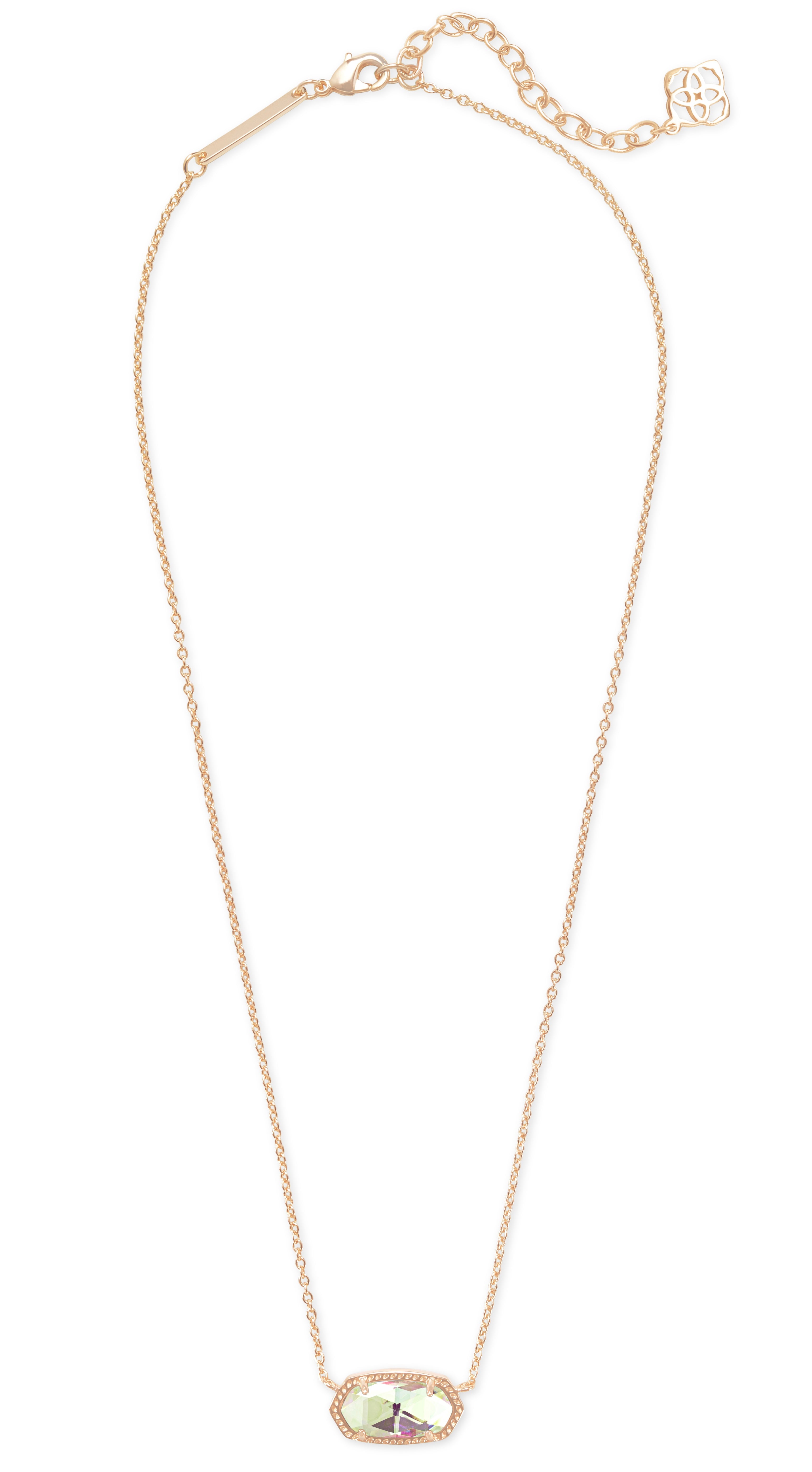 Kendra scott rose hot sale gold elisa necklace