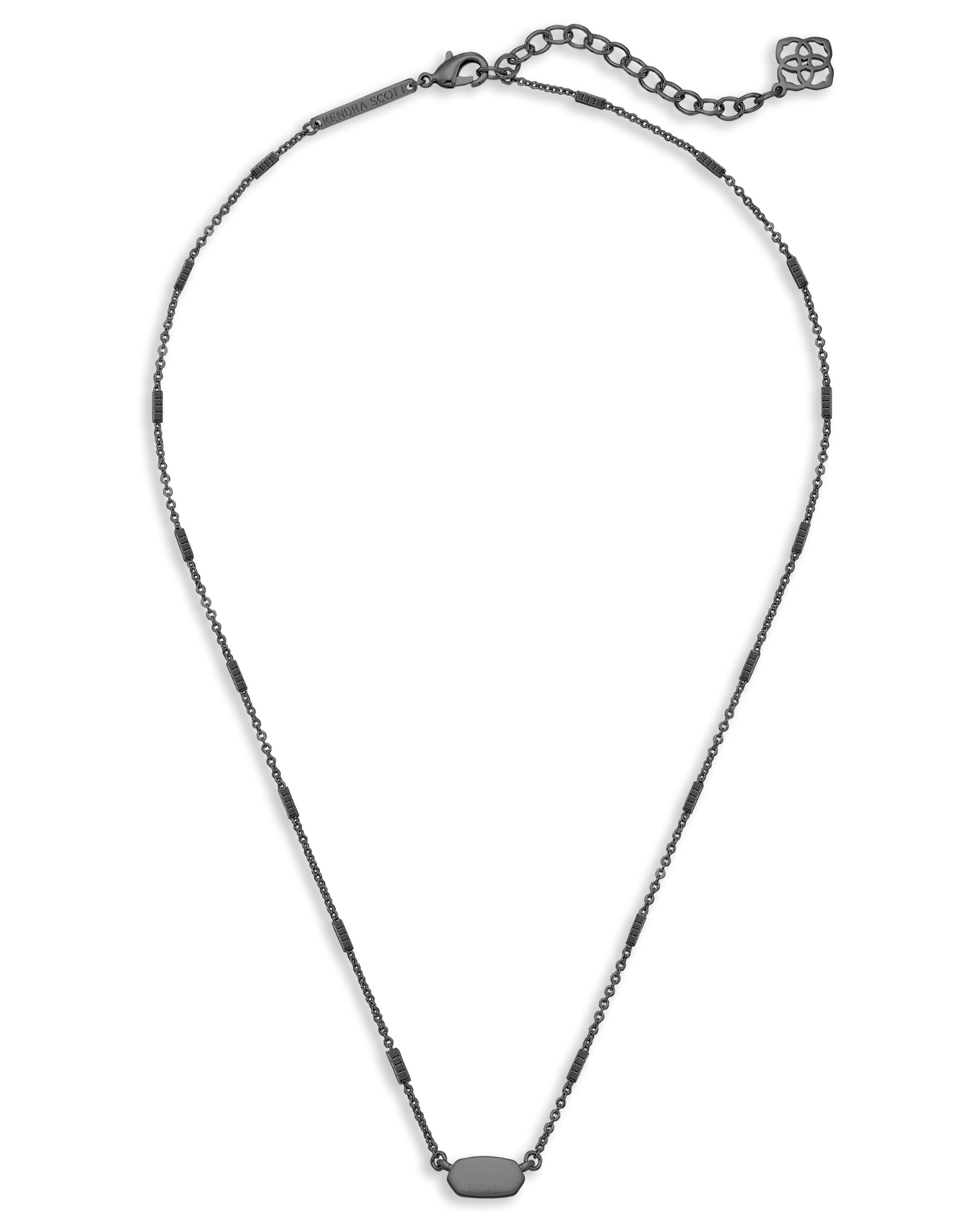 Kendra scott sales gunmetal necklace