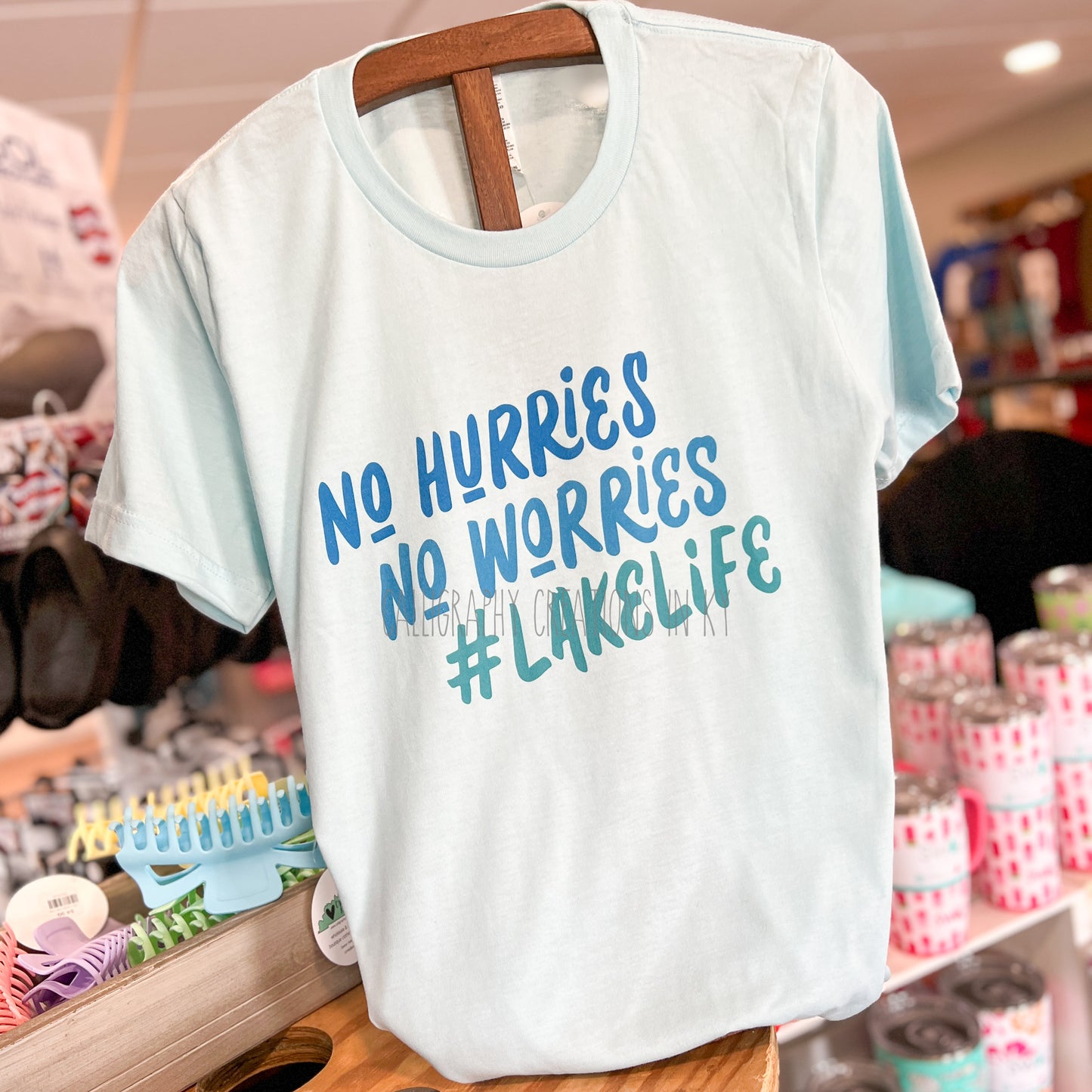 No Hurries No Worries Lake Life Tee - FINAL SALE