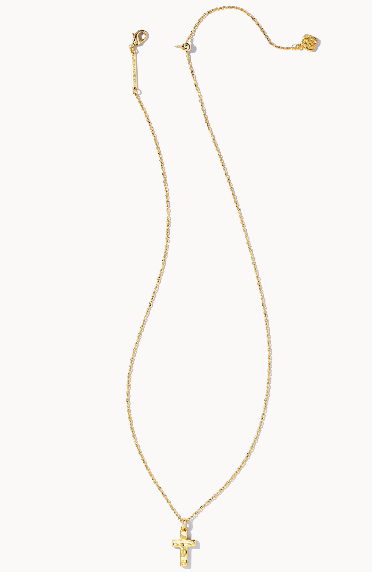 Kendra Scott Cross Pendant Necklace - Gold Metal