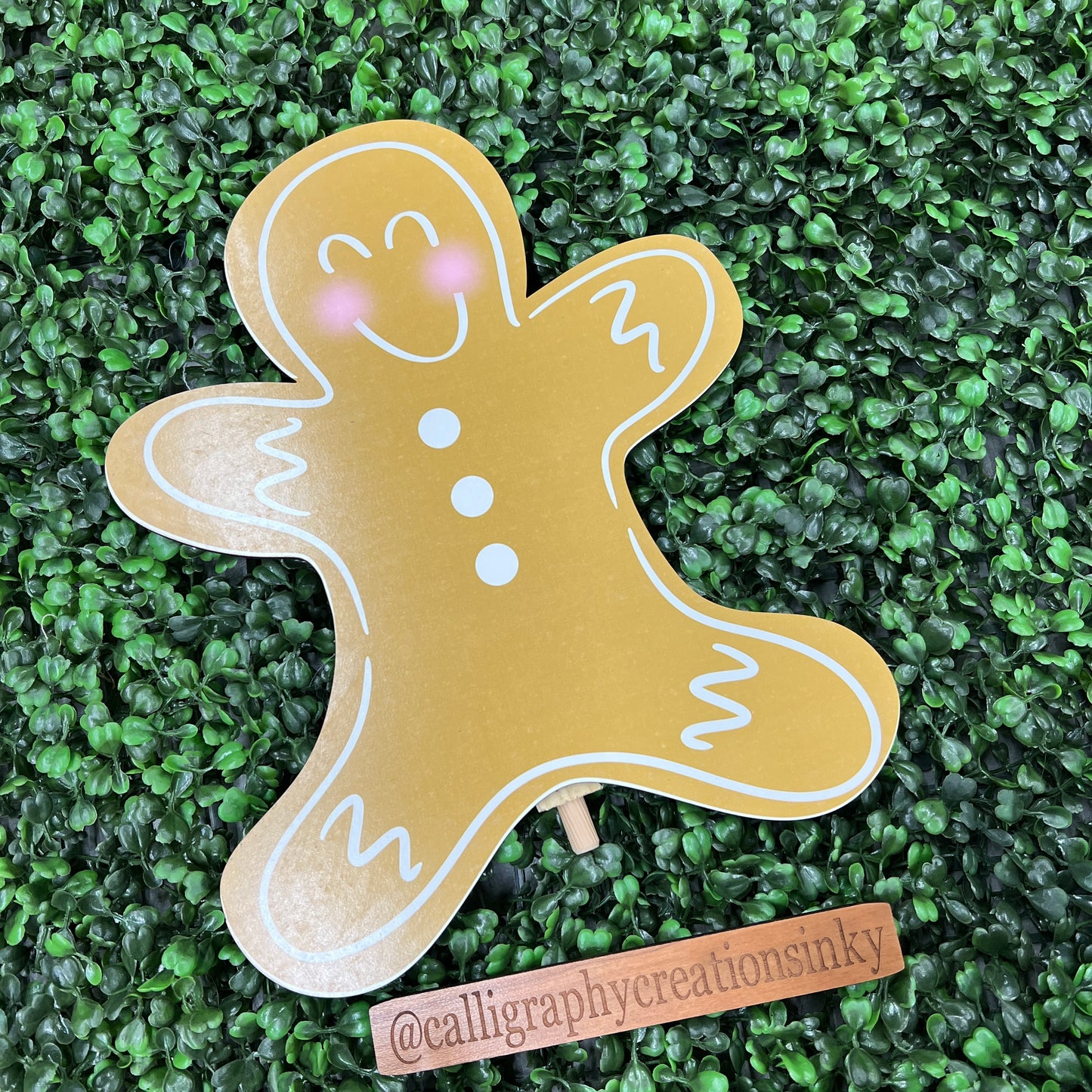 Gingerbread Man Topper