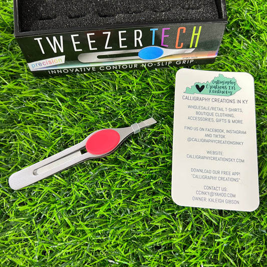 No-Slip Tweezers- Red