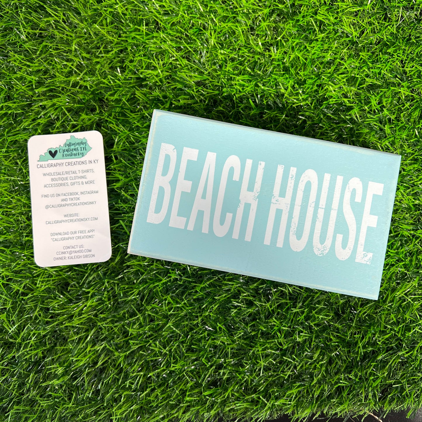 Beach House Box Sign - FINAL SALE